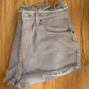 Levi’s Red Tag Distressed High Waisted Denim Short